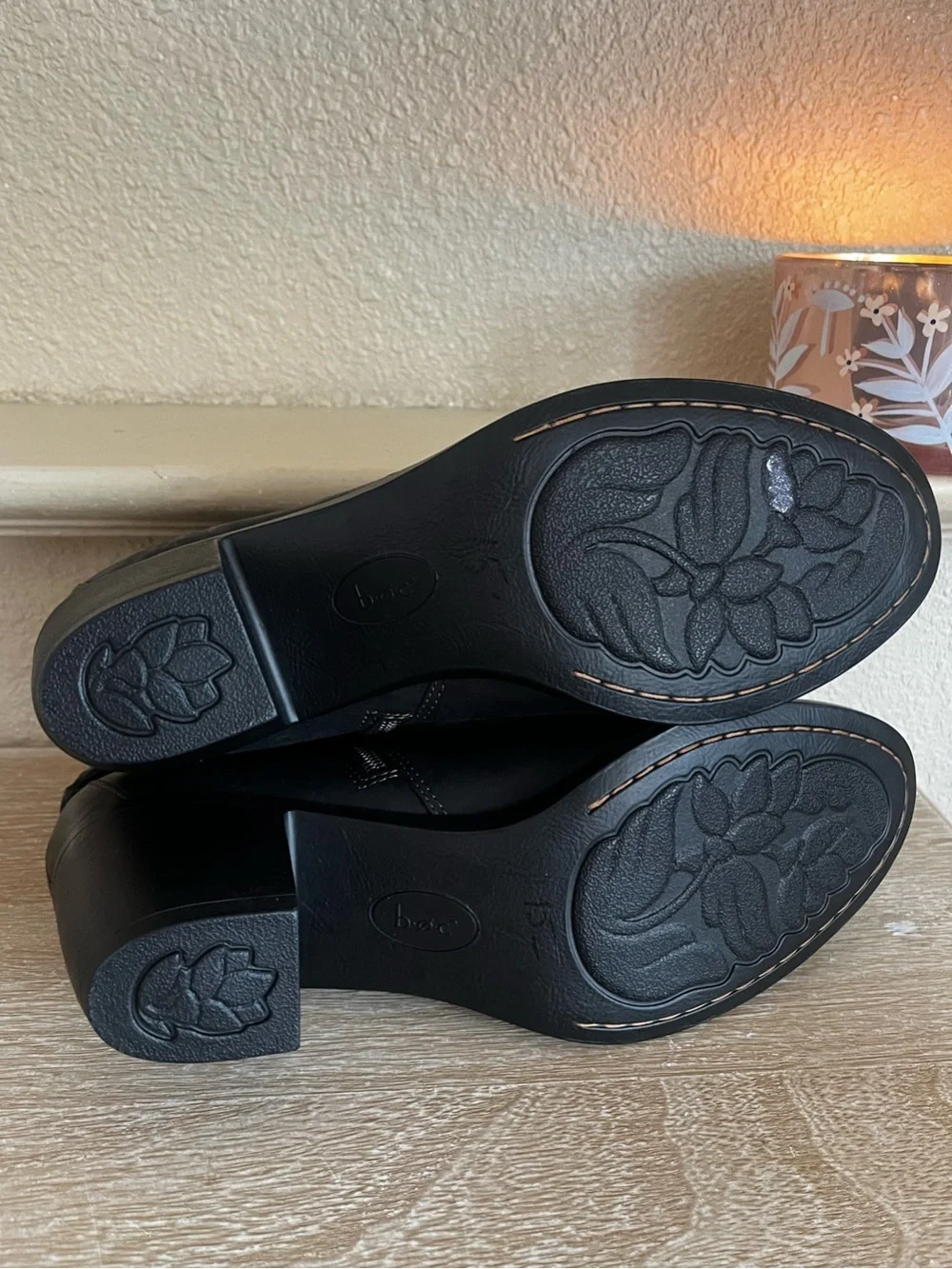 BOC by Born | Black leather Shea Booties With Buckles Womens Size 11
